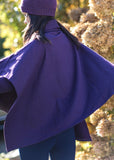 GROVE PLUM PONCHO  French Terry