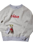 CIAO FOREVER LIGHT HEATHER GREY SWEATSHIRT