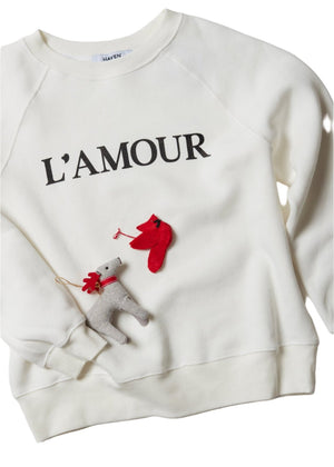 L'AMOUR FOREVER VANILLA SWEATSHIRT