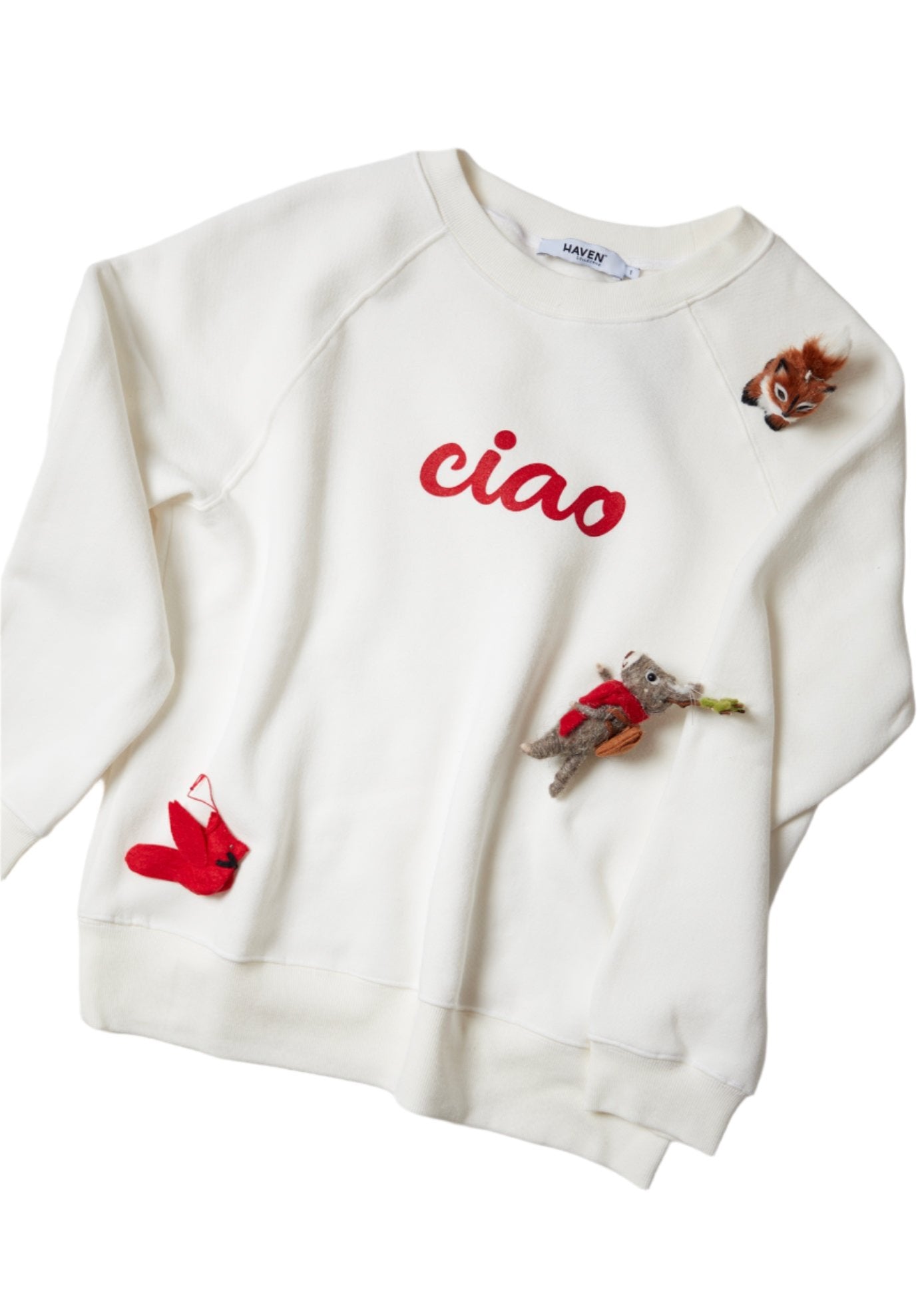 CIAO FOREVER VANILLA SWEATSHIRT