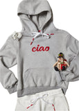 CIAO HEATHER GREY MAYA HOODIE  Sweatshirt