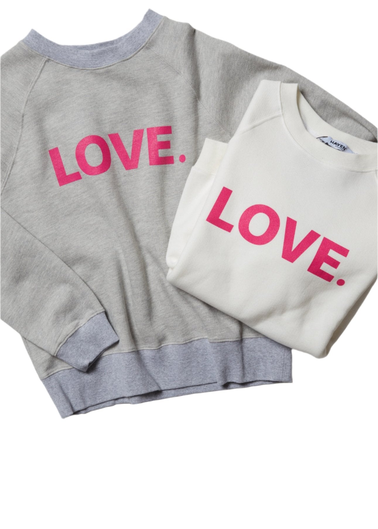 LOVE. FOREVER VANILLA SWEATSHIRT