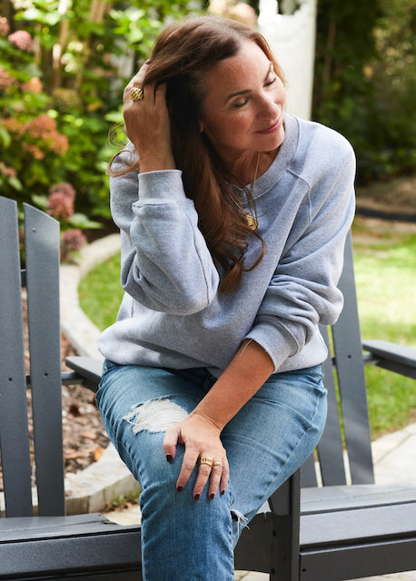 UNI FOREVER HEATHER GREY SWEATSHIRT