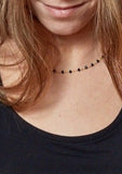 Black OPAL HIGH HOPE  24K Vermeil Necklace