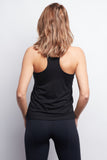 LOTUS Black Racerback Tank - Haven Collective