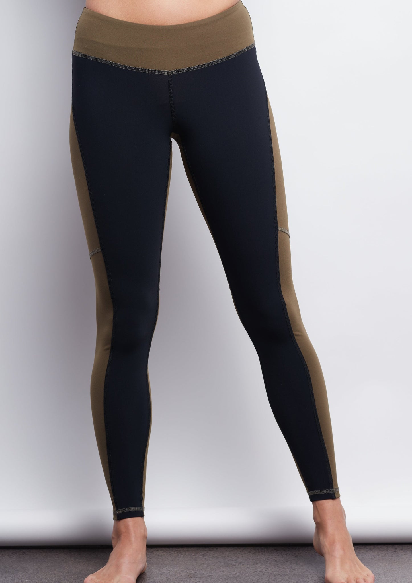 Army/Black Two-Tone Legging - Haven Collective