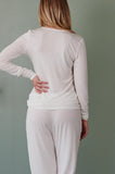 BABY STRIPE Eggshell White Stripe LOUNGE Set
