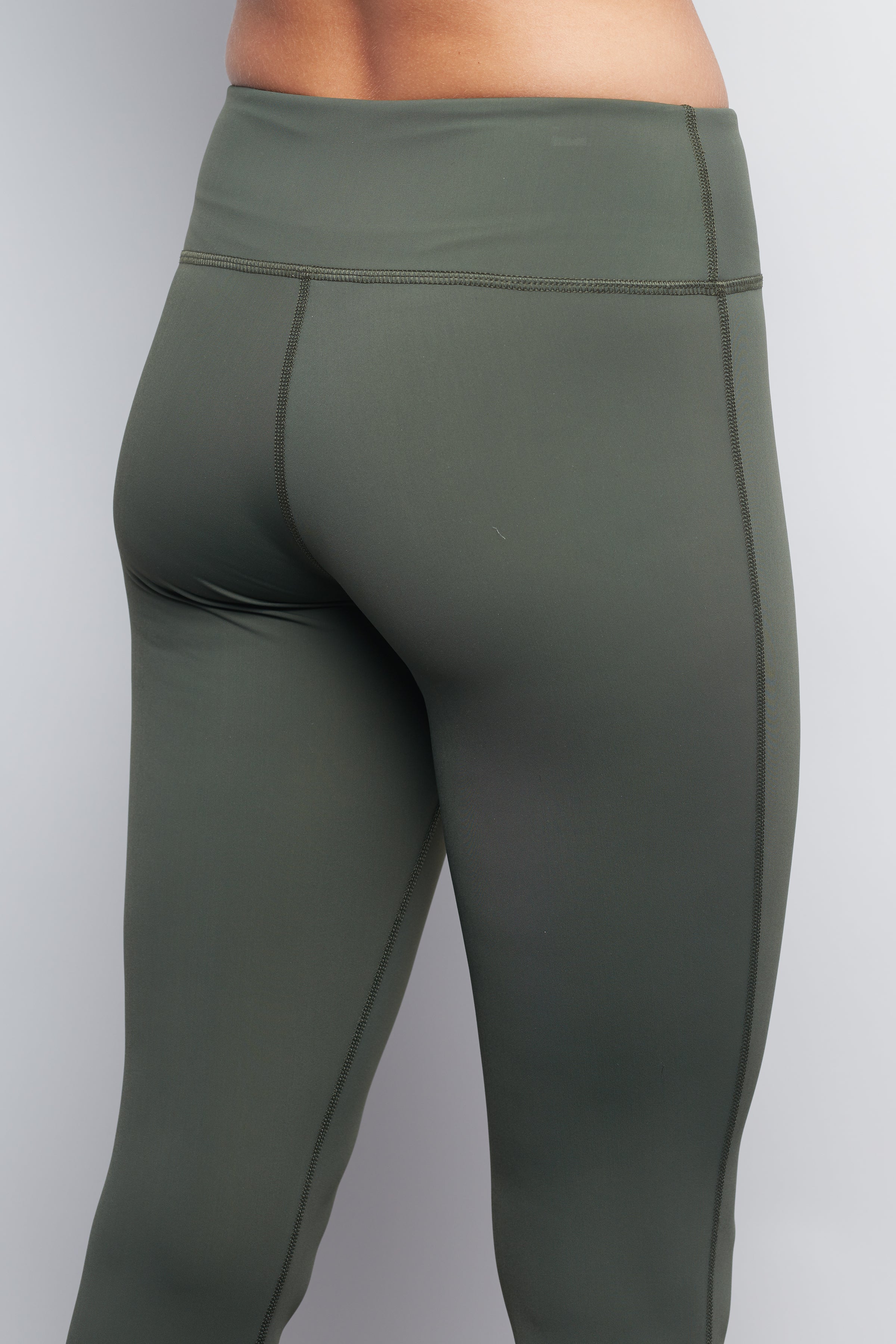 Women High waist leggings Sage Green – HIDELT