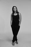 YOGA SWEATPANTS BLACK ON BLACK - Haven Collective