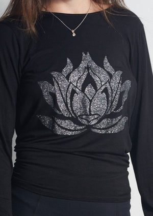 Sparkle LOTUS Black Camille Long Sleeve - Haven Collective