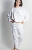 Forever ALL WHITE Sweatpants - Haven Collective