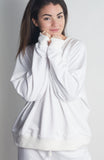 Forever ALL WHITE Sweatshirt - Haven Collective