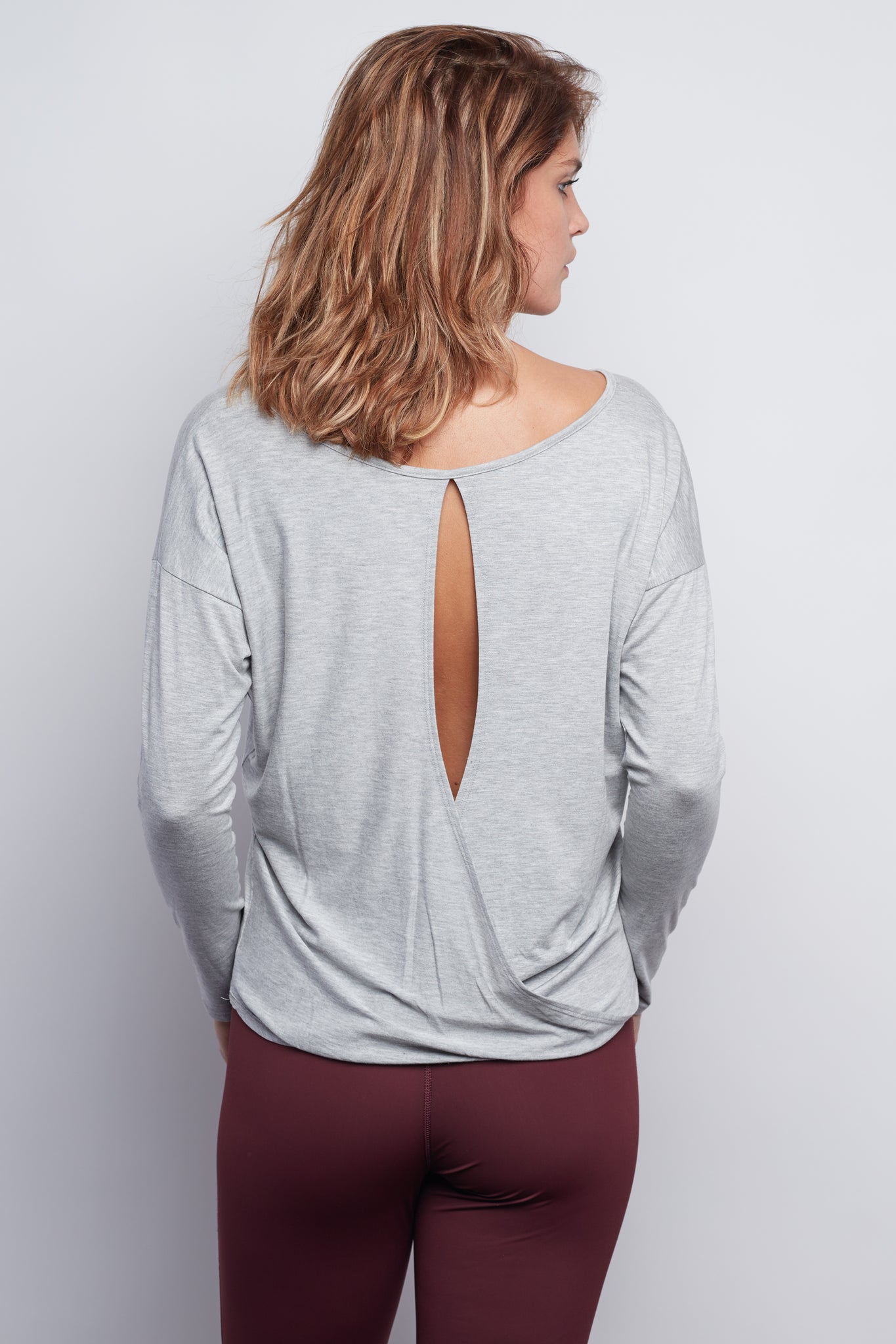 Heather Grey Chloe Open-Back - Haven Collective