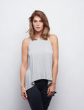 Heather Grey Camille Tie-Back Tank - Haven Collective