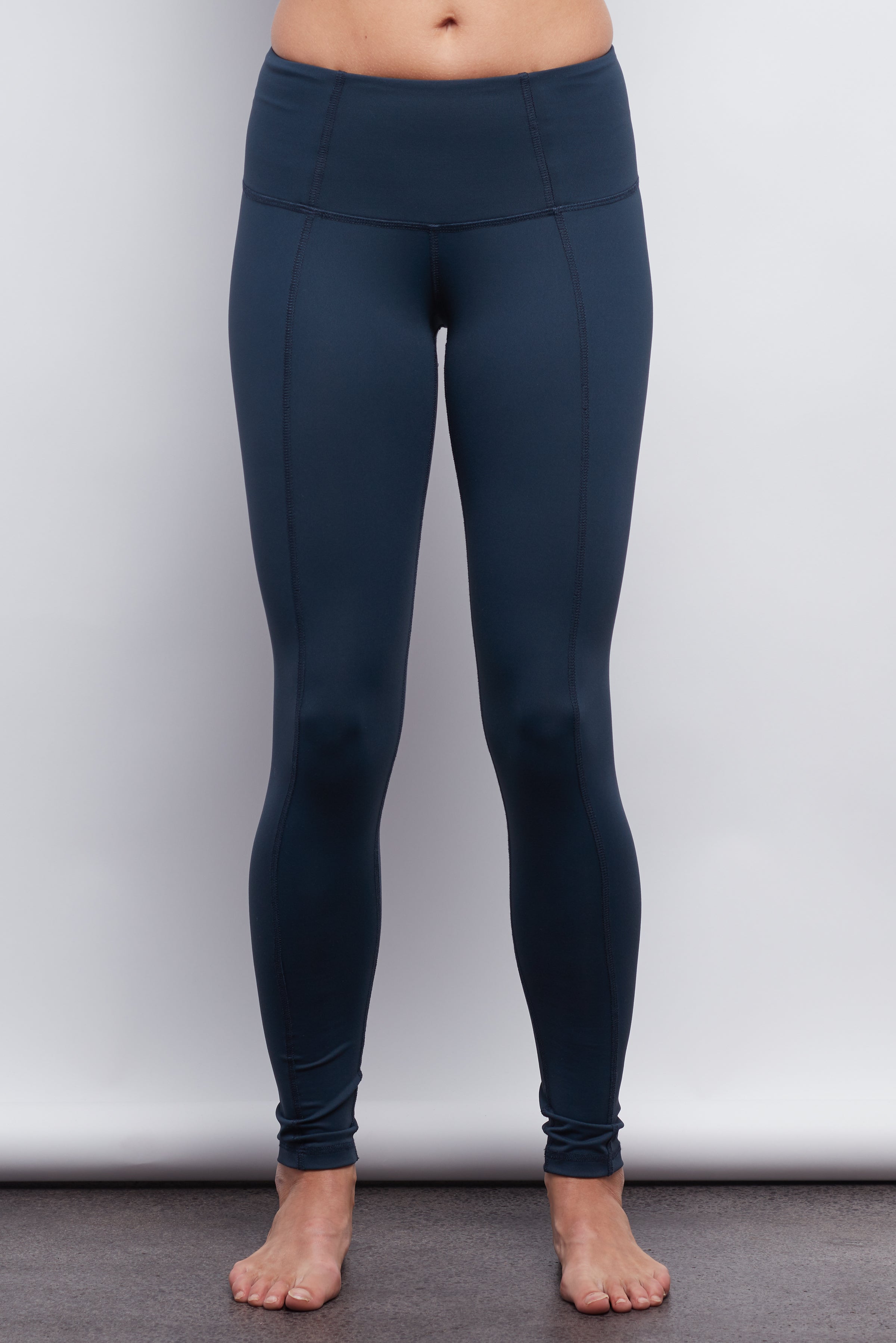 Finding Nirvana High Waist Legging In Navy Curves • Impressions Online  Boutique