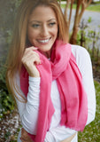 CAMELIA PINK 100% Cashmere Pashmina Wrap