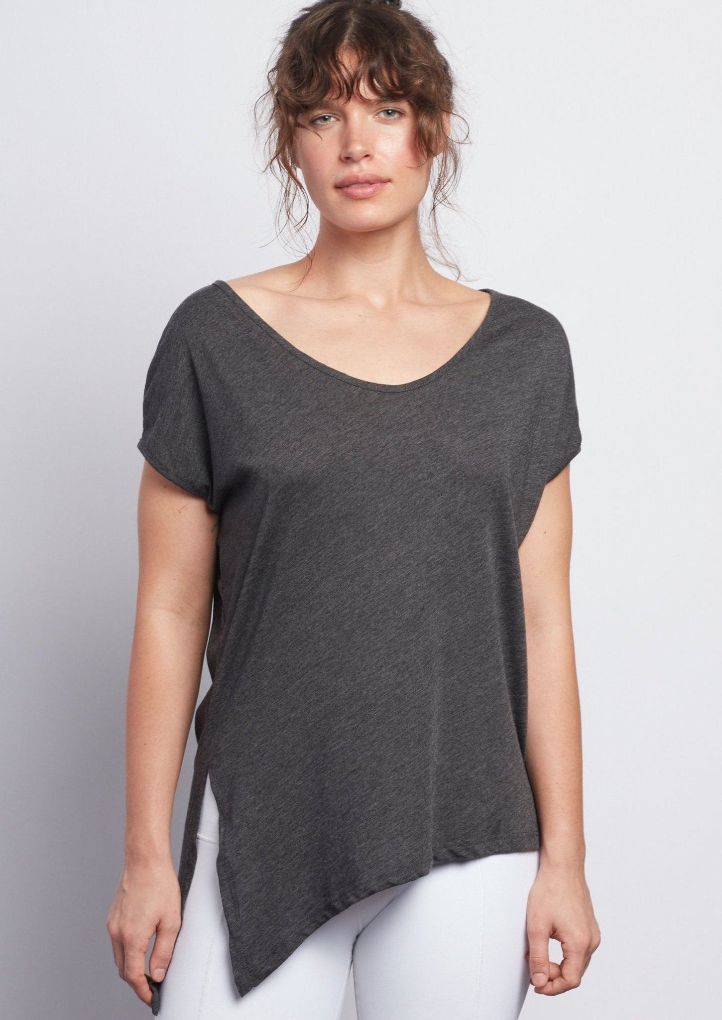 Anthracite Boxy Tee - Haven Collective