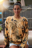 Gold Tie Dye FOREVER Sweatshirt - Haven Collective