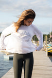 Sparkle LOTUS White Camille Long Sleeve - Haven Collective
