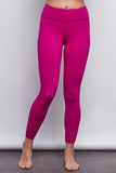 Hibiscus Pink Sculpt 7/8 Legging - Haven Collective