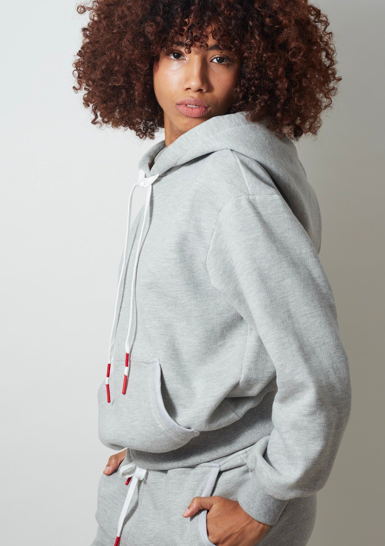 HEATHER GREY MAYA HOODIE Sweatshirt - Main Image