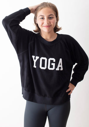 Women's Yoga Hoodie Grey Oversized –